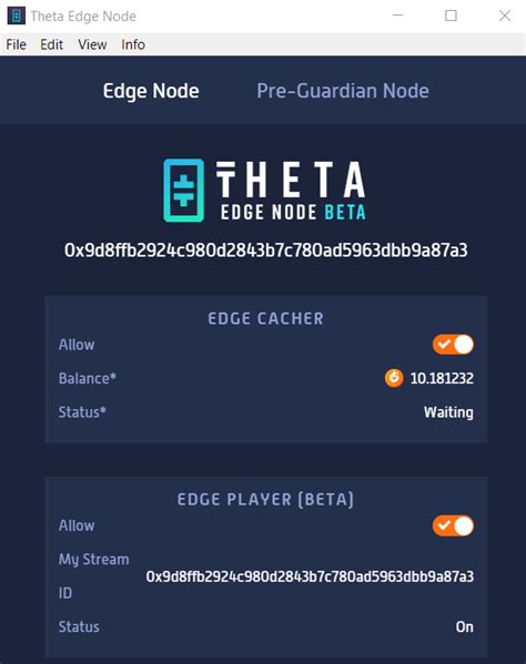theta edge node calculator